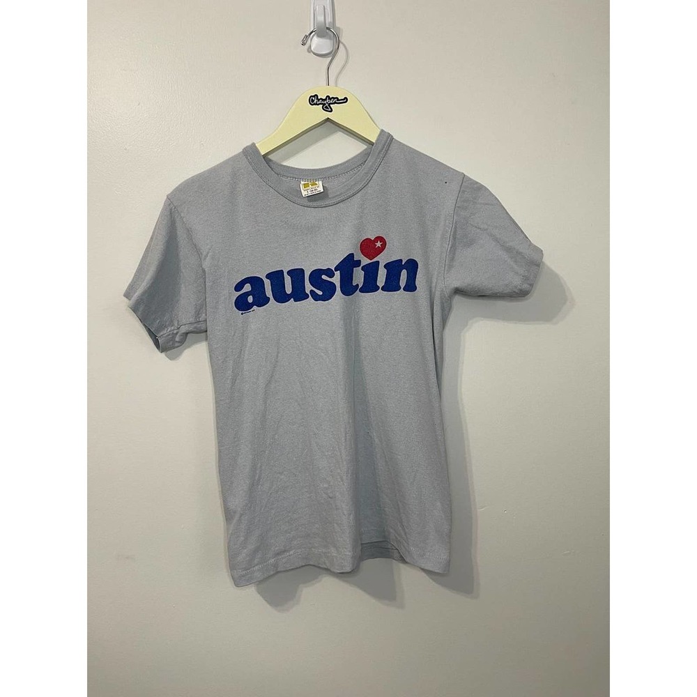 Mens Austin Texas 1977 vintage shirt size Small Russell